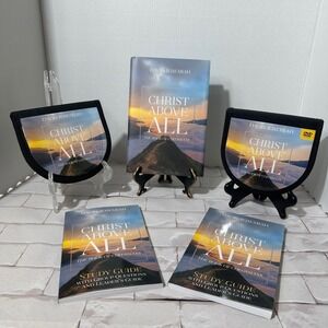 David Jeremiah Christ Above All CDs & DVDs Set, Hardcover Book, 2 Study Guides